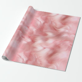 Blush Pink Faux Fur Cadeaupapier