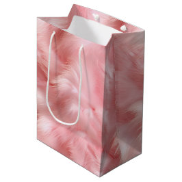 Blush Pink Faux Fur Medium Cadeauzakje