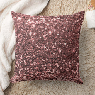 Blush Pink Faux Sequin Glitter Sierkussen