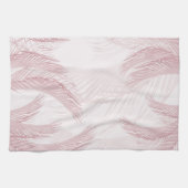 Blush Pink Feather Palm Bliss 1 Theedoek (Horizontaal)