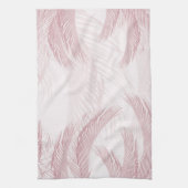 Blush Pink Feather Palm Bliss 1 Theedoek (Verticaal)