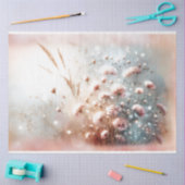 Blush Pink Floral 18lb Tissue Paper Tissuepapier (Craft)