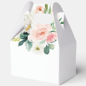 Blush Pink Floral Baby in Bloom Baby shower Bedankdoosjes (Achterkant)