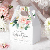 Blush Pink Floral Baby in Bloom Baby shower Bedankdoosjes