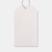 Blush Pink Floral Baby shower Girl Gift Label Cadeaulabel (Achterkant)