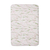 Blush Pink Floral Badmat (Voorkant Verticaal)
