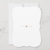  Blush Pink Floral Bloom Weddenschap Kaart (Achterkant)