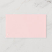 Blush Pink Floral Books for Baby Informatiekaartje (Achterkant)