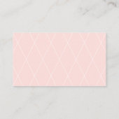 Blush Pink Floral Books for Baby Informatiekaartje (Achterkant)