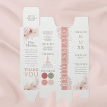 Blush Pink Floral Bridesmaid - Gegevens Wijn<br><div class="desc">Deze Blush Pink Floral Bridesmaid Details wijndoos is perfect om je bruiloft met alle details van de grote dag te geven. U kunt dit ontwerp verder aanpassen om uw kleuren te kenmerken.</div>