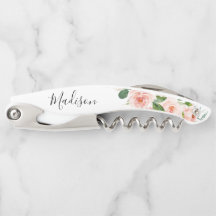 Blush Pink Floral Bridesmaid Voorstel