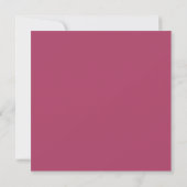 Blush Pink Floral Chalkboard Weddenschap Kaart (Achterkant)