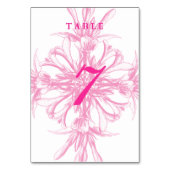 Blush Pink Floral Damask Kaart (Achterkant)