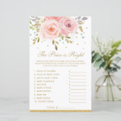Blush Pink Floral De prijs is het juiste schoenspe (Staand voorkant)