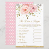 Blush Pink Floral De prijs is het juiste schoenspe (Voorkant / Achterkant)