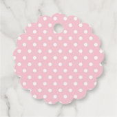 Blush Pink Floral Elephant Baby shower Dank u Bedankjes Labels (Achterkant)