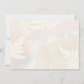 Blush Pink Floral Engagement Party Kaart (Achterkant)