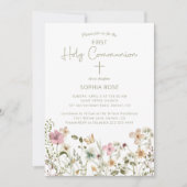 Blush Pink Floral First Community Kaart (Voorkant)