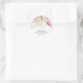 Blush Pink Floral First Holy Communion Sticker (Tas)