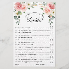 Blush Pink Floral Geometric Vrijgezellenfeest