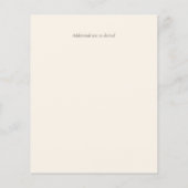 Blush Pink Floral Greenery Boho Wedding (Achterkant)