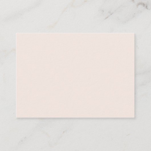 Blush Pink Floral Greenery Girl Boeken voor Baby Informatiekaartje (Achterkant)