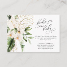 Blush Pink Floral Greenery Girl Boeken voor Baby