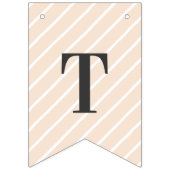 Blush Pink Floral Greenery Wedding Bride to be Vlaggetjes (Eerste vlag)