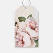 Blush Pink Floral Hartelijk dank voor de favoriete Cadeaulabel (Achterkant)