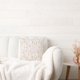 Blush Pink Floral Kussen