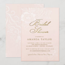 Blush Pink Floral Lace Vrijgezellenfeest