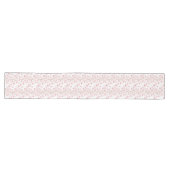 Blush Pink Floral Lange Tafelloper (Horizontaal)