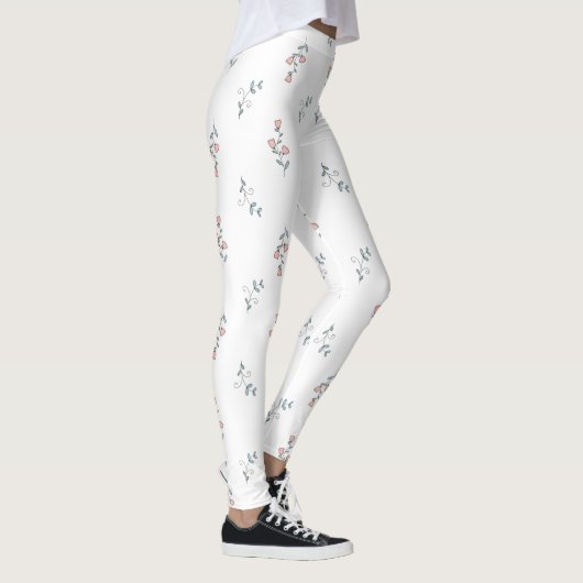  Blush Pink Floral Leggings (Rechts)
