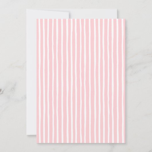 Blush Pink Floral Love is in bloei Vrijgezellenfee Kaart (Achterkant)