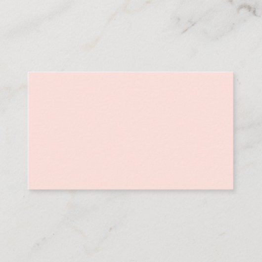 Blush Pink Floral Luier Raffle Script Tekst Informatiekaartje (Achterkant)