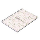 Blush Pink Floral Notitieboek (Linkerzijde)