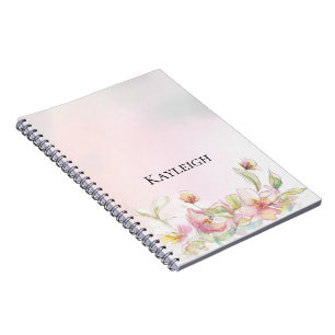  Blush Pink Floral Notitieboek