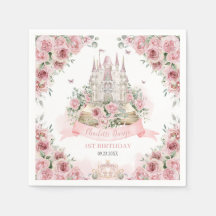Blush Pink Floral Princess Castle Verhalenboek