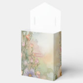 Blush Pink Floral Quinceanera Celebration Bedankdoosjes (Geopend)