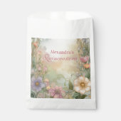 Blush Pink Floral Quinceanera Celebration Bedankzakje (Voorkant)