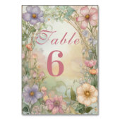 Blush Pink Floral Quinceanera Celebration Kaart (Voorkant)