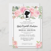  Blush Pink Floral Regency Vrijgezellenfeest Kaart (Voorkant)