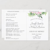 Blush Pink Floral Sage Leaves Budget Weddenschap (Voorkant / Achterkant)