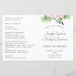 Blush Pink Floral Sage Leaves Budget Weddenschap