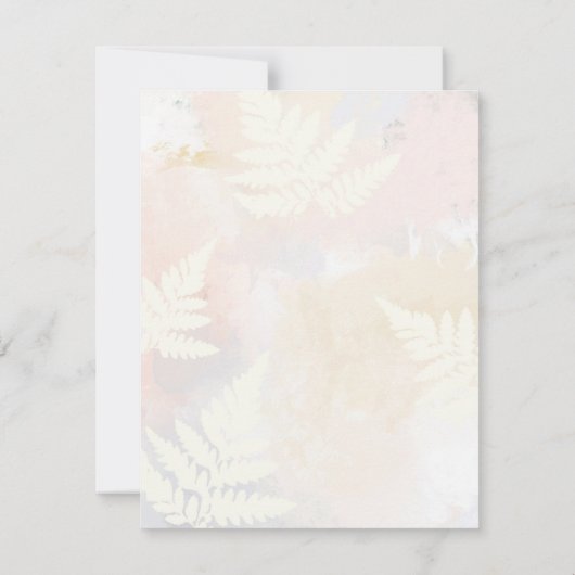 Blush Pink Floral Sweet Sixteen Birthday Kaart (Achterkant)