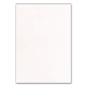 Blush pink floral Tafelkaart Kaart (Achterkant)