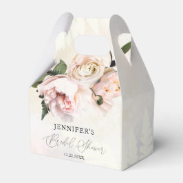 Blush Pink Floral Vrijgezellenfeest Favor Boxes Bedankdoosjes