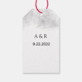 Blush Pink Floral Vrijgezellenfeest Gift Labels Cadeaulabel (Achterkant)