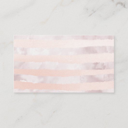 Blush Pink Floral Wedding Website RSVP Informatiekaartje (Achterkant)