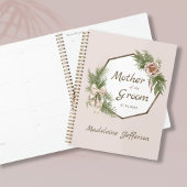 Blush Pink Floral Wreath Moeder van de Groom Planner